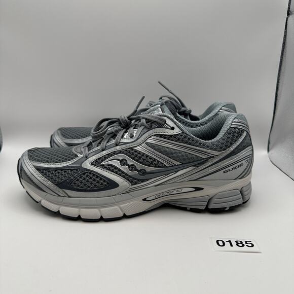 SAUCONY Men's 9 GUIDE 7 Progrid Running Shoes S70936-12 Silver/Gray - Picture 8 of 9